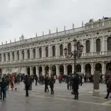 Día lluvioso en Venecia Biblioteca Marciana