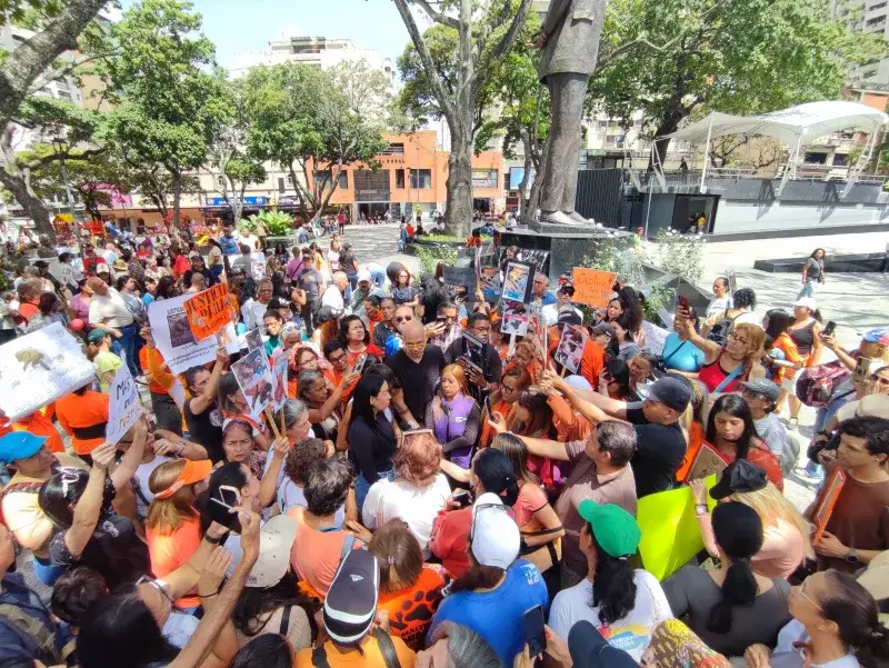 Protesta en Caracas exige castigo por muerte de Mariposa