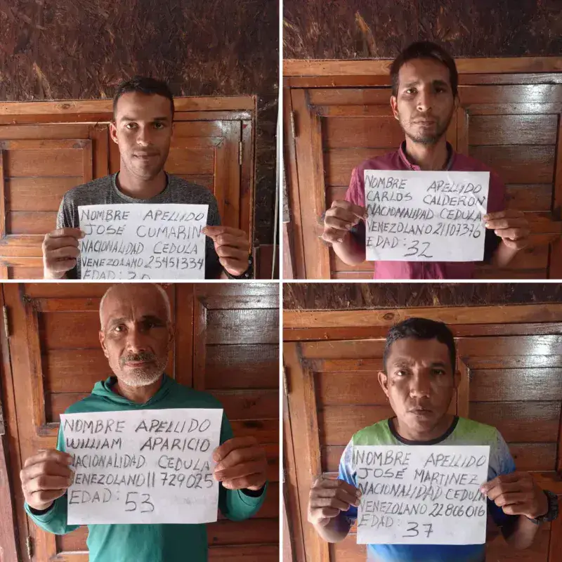 FANB aprehendió a 16 mineros ilegales en el Yapacana