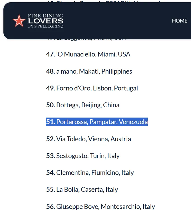 Pizzería margariteña Portarrosa brilla entre las mejores del mundo