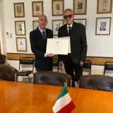 Nombran a Yordano “Cavaliere” de la República Italiana
