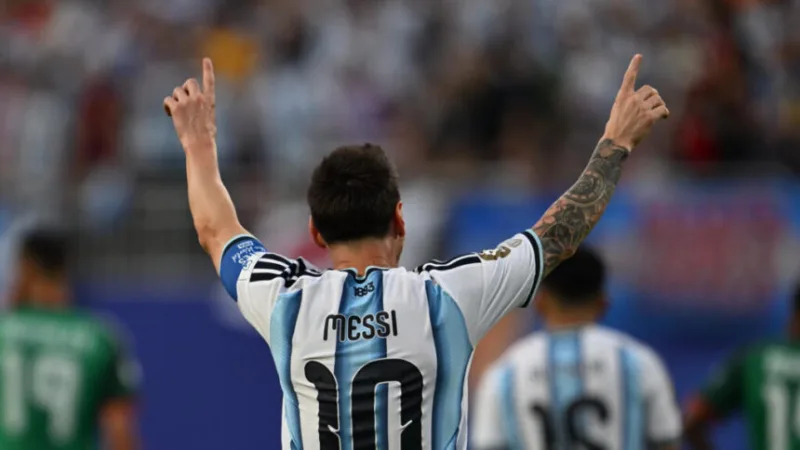 Messi rompe cuatro récords Guinness en la victoria de Argentina ante Austria