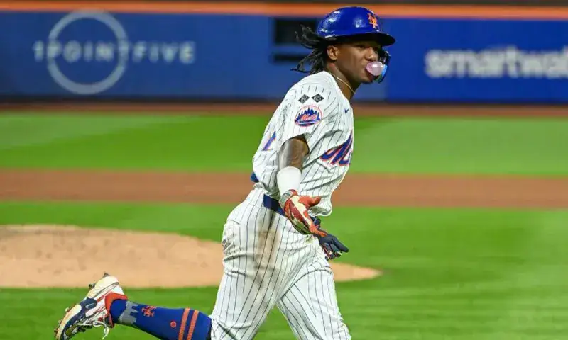 Luisángel Acuña conecta jonrón y doble, y se monta sobre .400