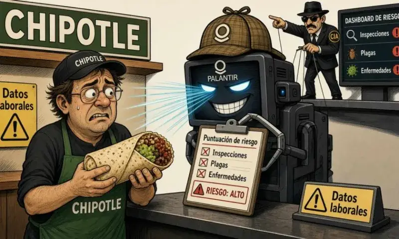 Chipotle prueba software de Palantir para seguridad alimentaria