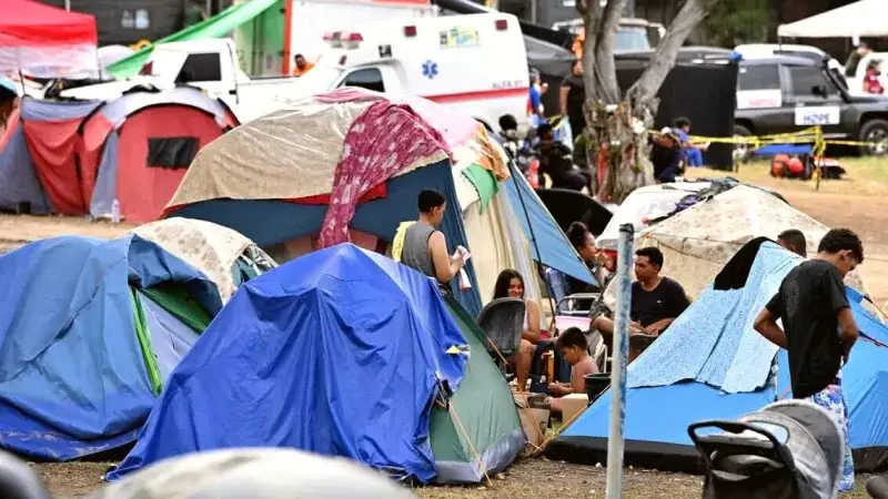 Más de 23 mil personas pernoctan en campamentos tras contingencia