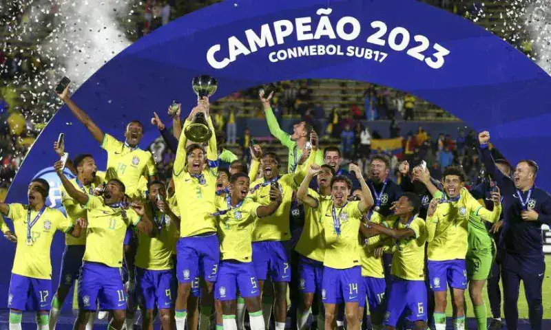 Brasil gana por decimotercera vez el Campeonato Sudamericano Sub-17