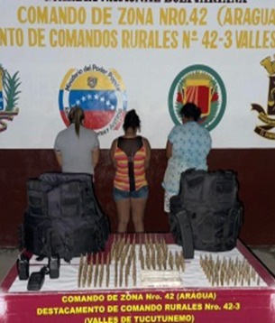 Recapturan a tres mujeres evadidas de Tocorón con material de guerra