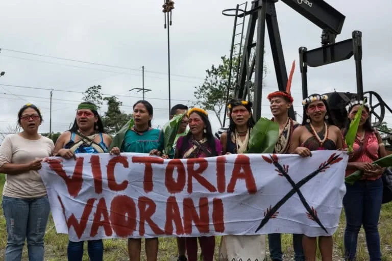 Waorani convocan asamblea por licitación petrolera