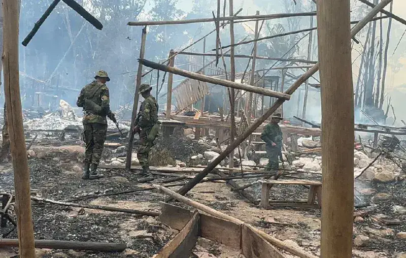 Fanb asegura que "fue atacada" por mineros ilegales en Yapacana