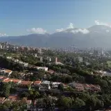 Vista al cerro el Ávila desde Santa Fe, Caracas.