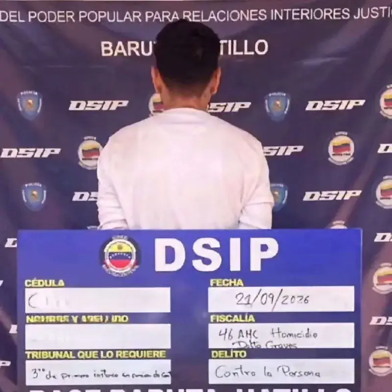 Capturan a sujeto tras apuñalar a un hombre en Baruta