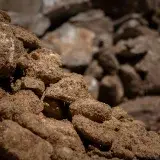 Detailed view of earthy stones and soil in Mérida, Venezuela. Perfect for texture and nature themes.