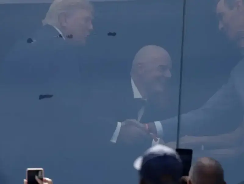 Trump y Sánchez se cruzan en el palco de la final del Mundial