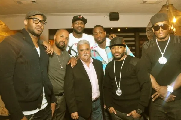 File:Omar Slim White, Lebron James, Dwyane Wade, and friends.jpg