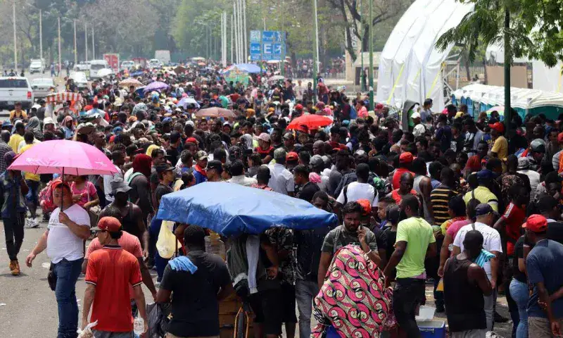 Reportan que más de 124 mil migrantes llegaron a México en 2023