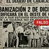 Falsedad: El Diario de Caracas no alertó sobre la Guaira en 1957