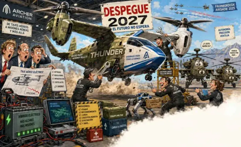 Archer y Anduril lanzan Thunder para defensa y uso comercial