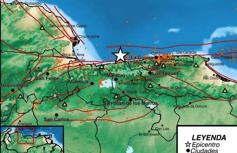Funvisis registra una réplica de 4,9 y colapsa puente en La Guaira