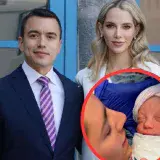 Noboa viaja a Miami tras nacer su tercer hijo mientras lidia crisis en Ecuador