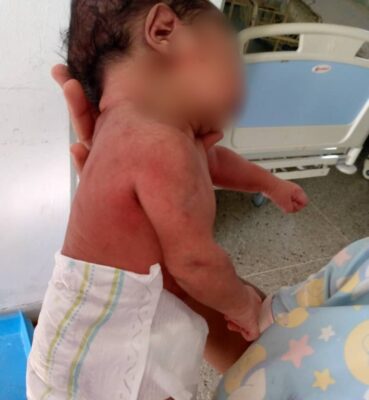 
				Vecinos hallaron a un recién nacido llorando en el monte			
