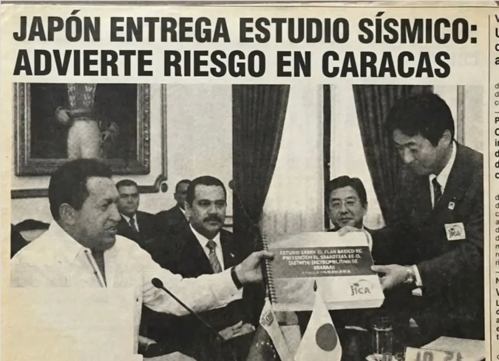 Informe japonés alertó hace 21 años sobre el alto riesgo sísmico en Caracas y La Guaira