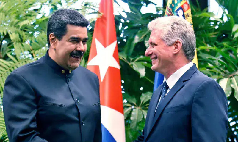 Maduro felicita a Díaz-Canel por su reelección como presidente de Cuba