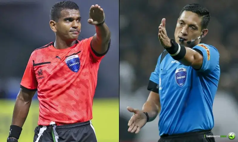 Herrera y Valenzuela pitarán cruces de octavos en Conmebol
