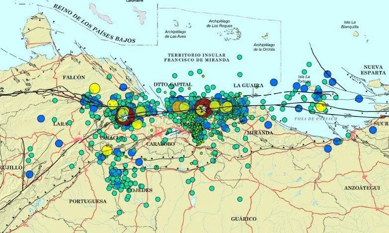 Funvisis contabiliza 2.099 réplicas tras los sismos del 24 de junio