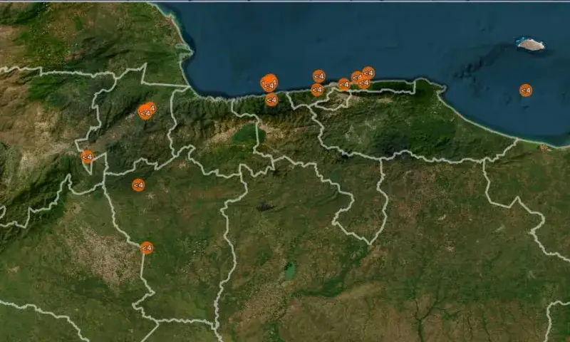Más de 20 temblores sacuden Venezuela el viernes 10 de julio