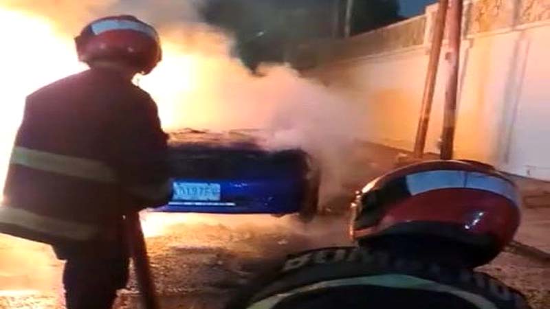 Se incendió otro carro en Maracaibo por problemas de combustible