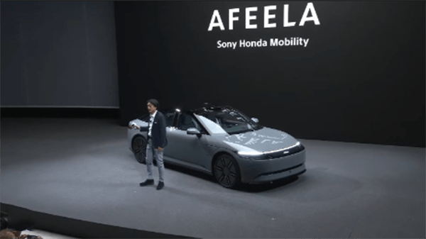 AFEELA, el vehículo eléctrico que llegó al CES 2024 controlado por un mando PlayStation
