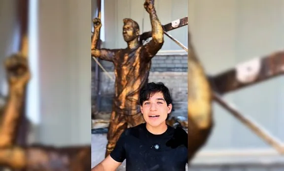 Maracaibo convierte escultura de Messi en ayuda humanitaria