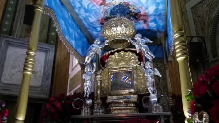 Nuevo palio de procesión resguardará a la Virgen de la Chiquinquirá