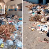 Denuncian acumulación de desechos sólidos al lado de la Plaza Páez
