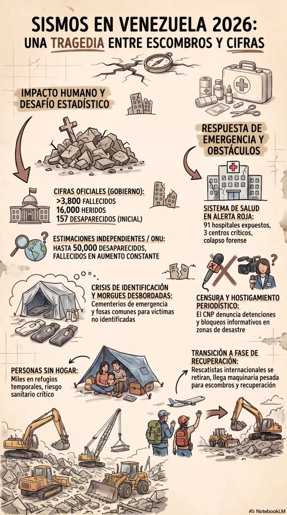 Cifras de víctimas del terremoto de Yaracuy siguen en duda