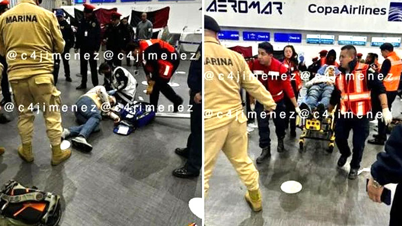 Venezolano fue apuñalado por un mexicano en el aeropuerto de Ciudad de México