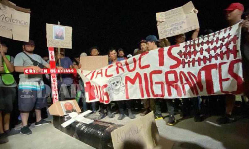 Muere hondureño en caravana migrante y desata protestas
