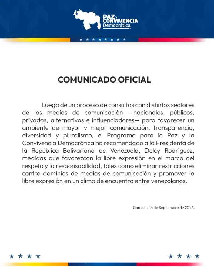 Conatel admite censura y restablece acceso a medios de comunicación