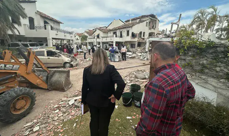 Investigan explosión de mansión de Ernesto Guevara en Lechería