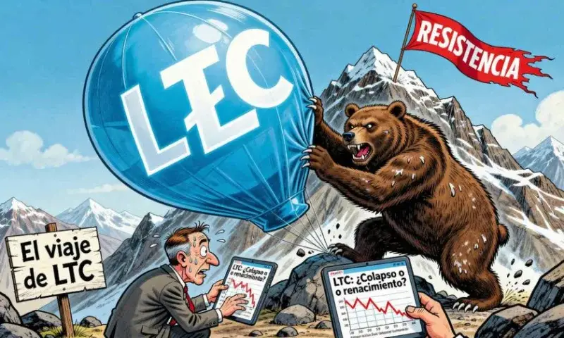 Litecoin avanza 1,48% pese a menor volumen y sigue débil