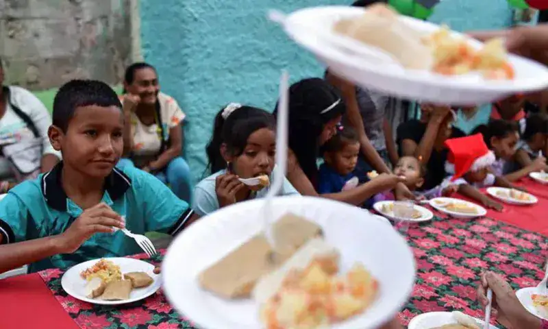 Unos 450 mil niños reciben alimentos de la ONU