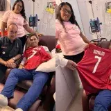 Portugal llevó una camiseta a sobreviviente en La Guaira