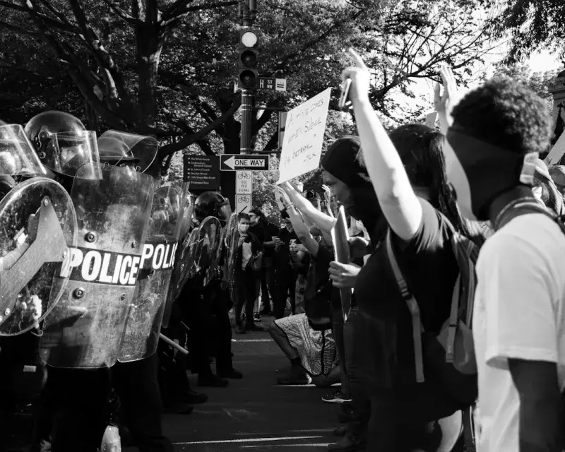 Black Lives Matter Protest in DC, 6/1/2020. (Instagram: @koshuphotography)