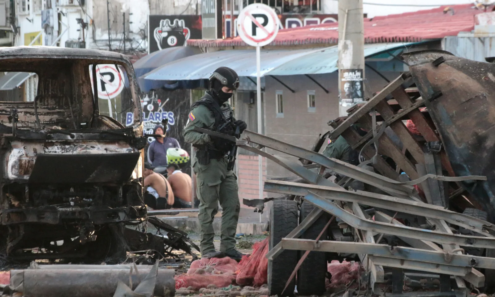 Vehículo bomba en Cúcuta deja 11 heridos y daños en Tasajero