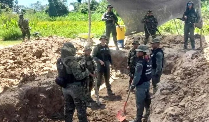 Destruida base paramilitar