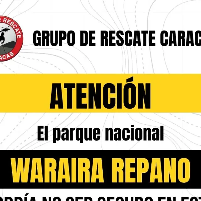 Publicación de Instagram de Grupo de Rescate Caracas