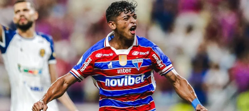 Kervin Andrade debutó en el primer equipo de Fortaleza con gol