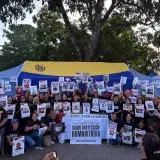 Familiares de presos políticos alzan una mesa por sus vidas
