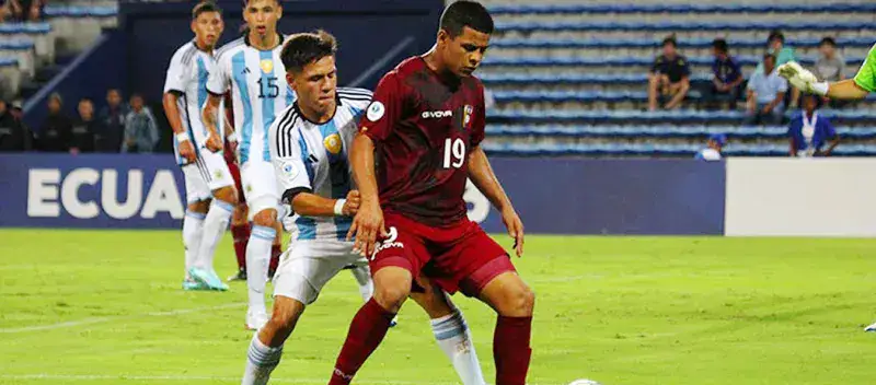 La Vinotinto sub-17 cayó ante Argentina en su estreno en el Sudamericano