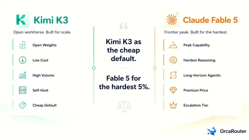 Claude Fable 5 y Kimi K3: la brecha operativa de la IA